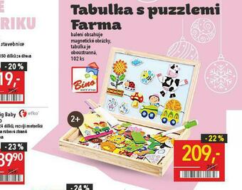 Globus Tabulka s puzzlemi farma nabídka