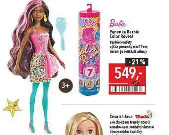Panenka barbie color reveal