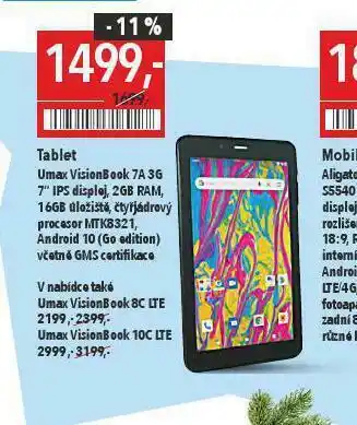 Globus Tablet umax 7&quot; nabídka