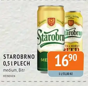Coop hb STAROBRNO 0,5 l. PLECH nabídka