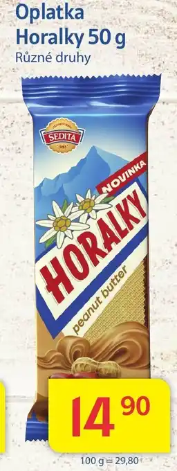 Kubík potraviny Oplatka Horalky 50 g nabídka