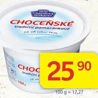 Kubík potraviny Choceňské tradiční pomazánkové 150 g nabídka