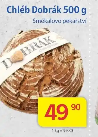 Kubík potraviny Chléb Dobrák 500 g nabídka