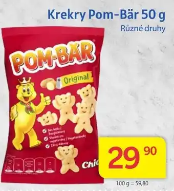 Kubík potraviny Krekry Pom-Bär 50 g nabídka