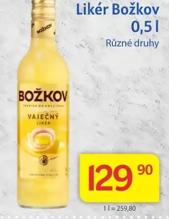 Kubík potraviny Likér Božkov 0,5L nabídka