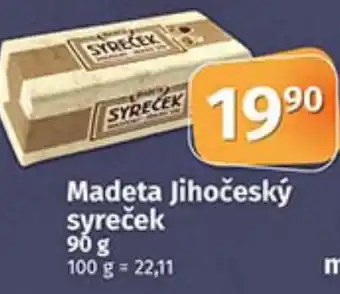 COOP TIP Madeta Jihočeský syreček 90 g nabídka