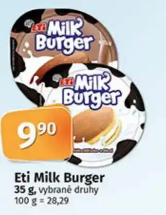 COOP TIP Eti Milk Burger 35 g nabídka