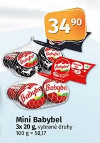 COOP TIP Mini Babybel 3x 20 g nabídka