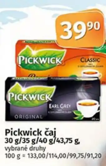 COOP TIP Pickwick čaj 30 g/35 g/40 g/43,75 g nabídka