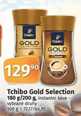 COOP TIP Tchibo Gold Selection 180 g/200 g nabídka