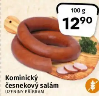 Coop Kominický česnekový salám nabídka