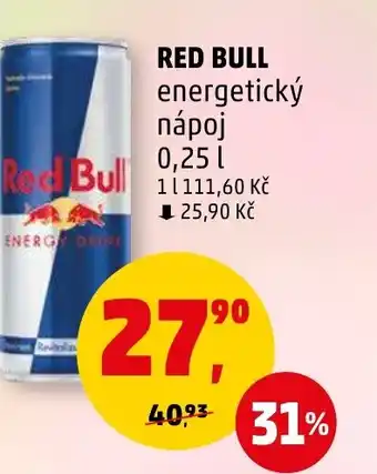 Penny Market RED BULL energetický nápoj 0,25 L nabídka