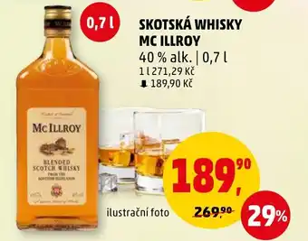 Penny Market SKOTSKÁ WHISKY MC ILLROY 0.7L nabídka