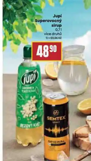 Billa Jupí superovocný sirup nabídka