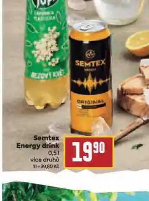 Billa Semtex energy drink nabídka