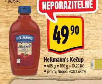 Albert Hellmann´s kečup nabídka