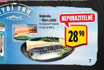 Albert Makrela filet s kůží nabídka