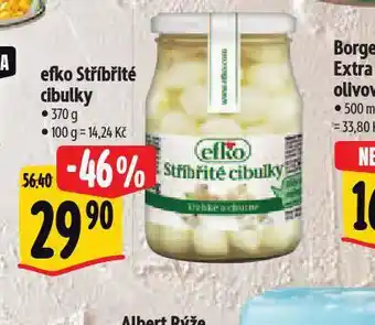 Albert Efko stříbřité cibulky nabídka