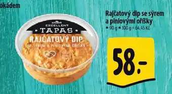 Albert Rajčatový dip se sýrem a piniovými oříšky nabídka