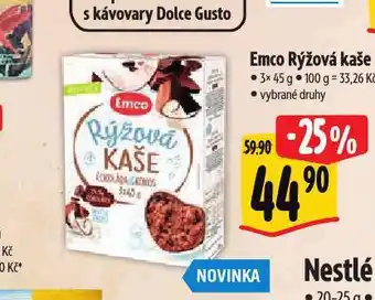 Albert Emco rýžová kaše nabídka