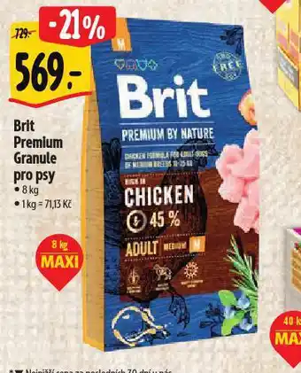 Albert Brit granule pro psy nabídka