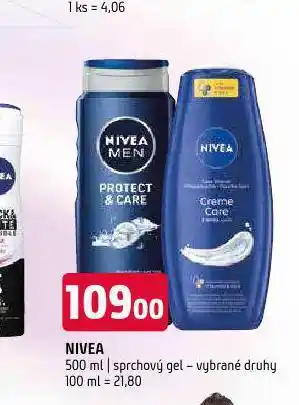 Terno Nivea sprchový gel nabídka