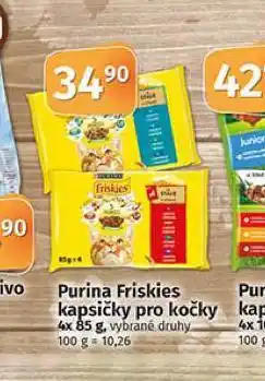 Coop Purina friskies kapsičky pro kočky nabídka