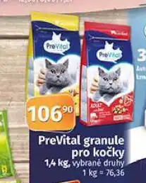 Coop Prevital granule pro kočky nabídka