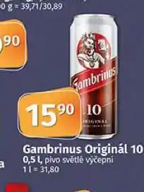 Coop Pivo gambrinus nabídka