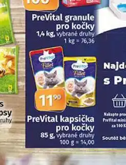 Coop Prevital kapsičky pro kočky nabídka