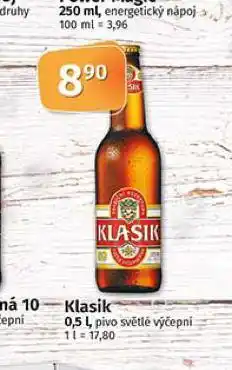 Coop Pivo klasik nabídka