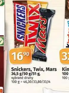 Coop Snickers nabídka