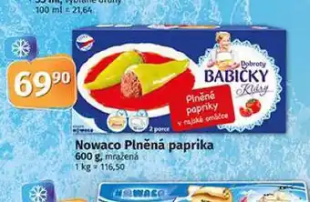 Coop Nowaco plněná paprika nabídka