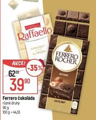 Globus Ferrero čokoláda nabídka