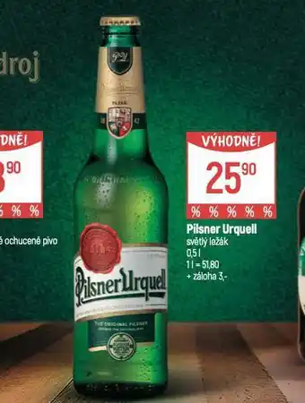 Globus Pivo pilsner urquell nabídka