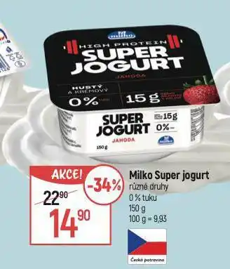 Globus Milko super jogurt nabídka