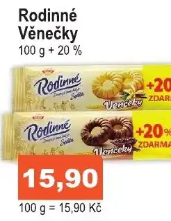 COOP DISKONT Rodinné Věnečky nabídka