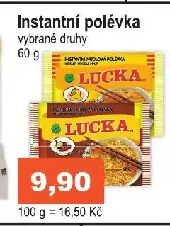 COOP DISKONT Instantní polévka nabídka