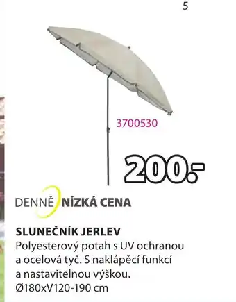 JYSK SLUNEČNÍK JERLEV nabídka
