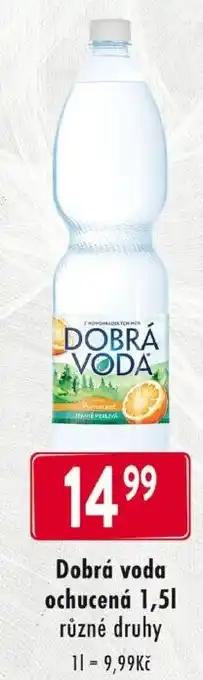 Qanto Dobrá voda ochucená 1,5L nabídka