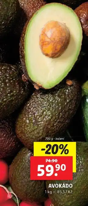 Lidl AVOKÁDO nabídka