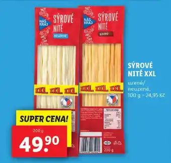 Lidl SÝROVÉ NITĚ XXL nabídka