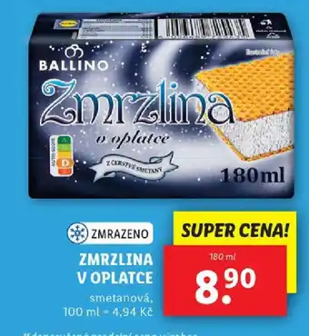 Lidl ZMRZLINA V OPLATCE nabídka