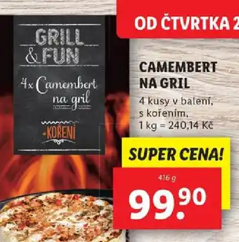 Lidl CAMEMBERT NA GRIL nabídka