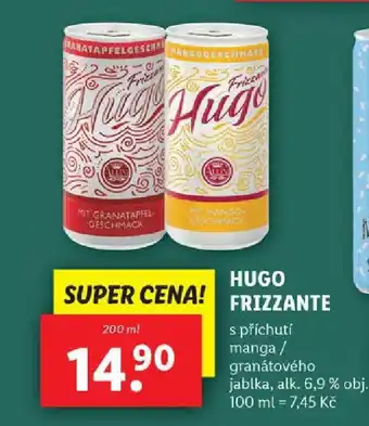 Lidl HUGO FRIZZANTE nabídka