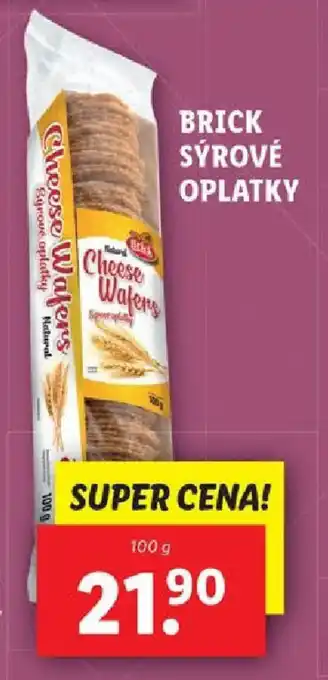 Lidl BRICK SÝROVÉ OPLATKY nabídka