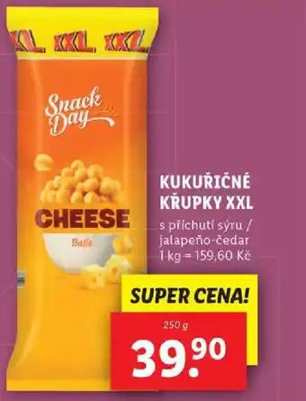 Lidl KUKUŘIČNÉ KRUPKY XXL nabídka