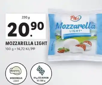 Lidl MOZZARELLA LIGHT nabídka