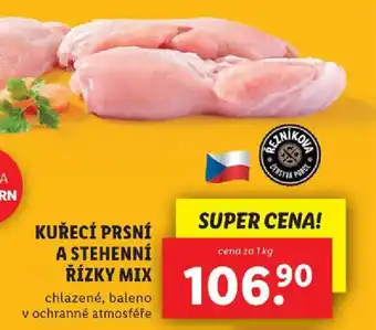 Lidl KUŘECÍ PRSNÍ A STEHENNÍ ŘÍZKY MIX nabídka