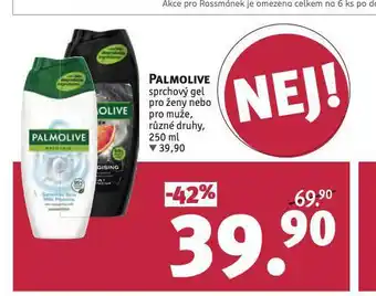 Rossmann Palmolive sprchový gel nabídka
